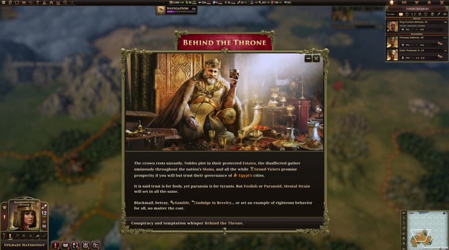 Old World - Behind the Throne