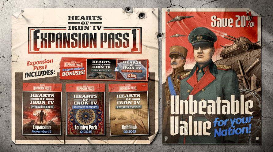 Hearts of Iron IV: Expansion Pass 1
