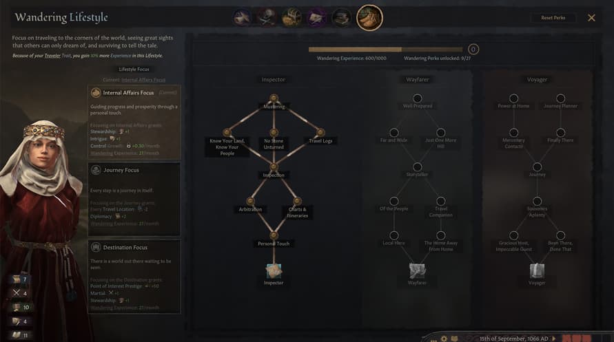 Crusader Kings III: Wandering Nobles