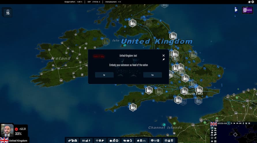 Geo-Political Simulator 5 - God'n Spy Add-on