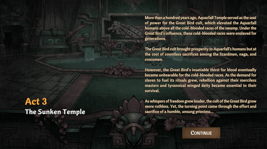 Across the Obelisk - The Sunken Temple