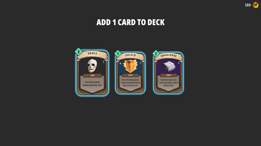 Cards and Towers