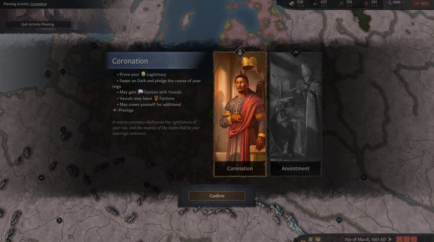 Crusader Kings III: Coronations