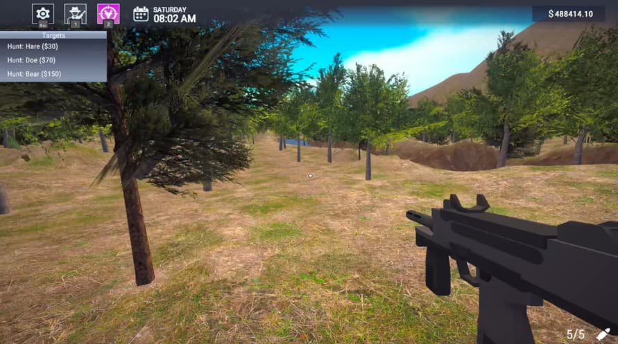 Gun Center Simulator