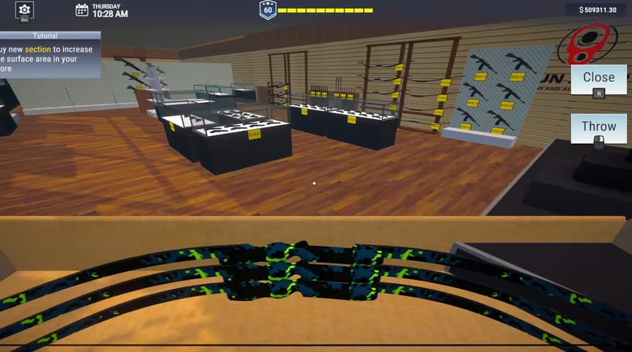 Gun Center Simulator