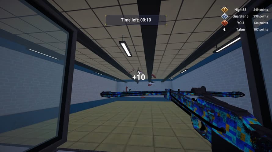 Gun Center Simulator