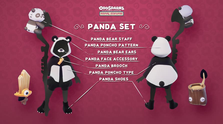 Oddsparks: An Automation Adventure - Tailor's Animal Costumes Pack