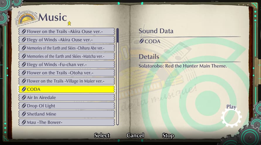 Fuga: Melodies of Steel 3 - Solatorobo: Red the Hunter Sound Pack