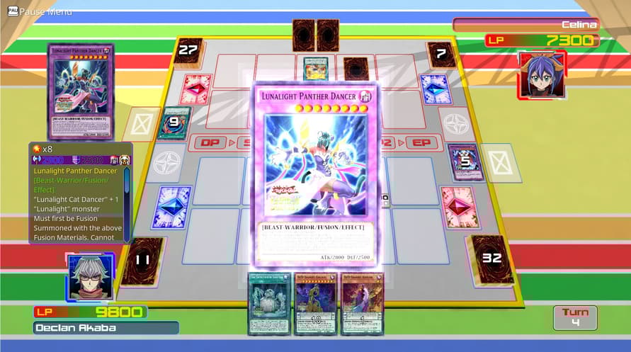Yu-Gi-Oh! ARC-V: Declan vs Celina