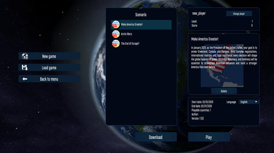 “Modding Tool” add-on for Geo-political Simulator 2026 Edition