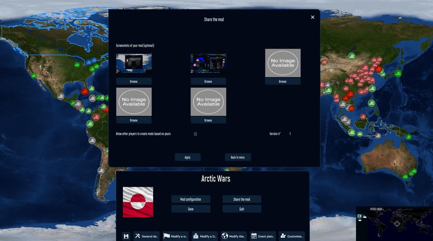 “Modding Tool” add-on for Geo-political Simulator 2026 Edition