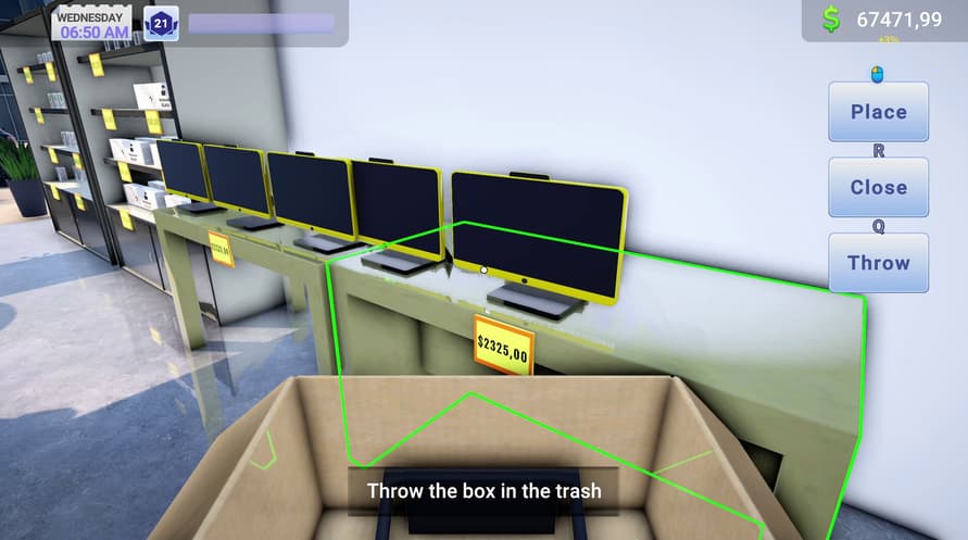 Electronics Store Simulator