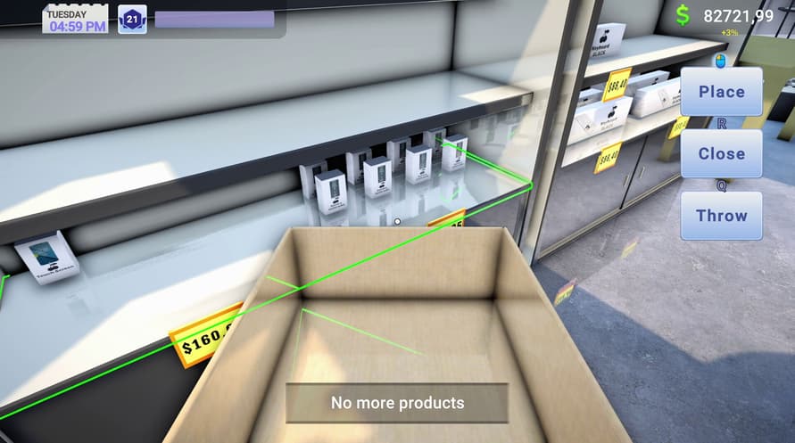 Electronics Store Simulator