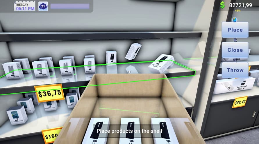 Electronics Store Simulator