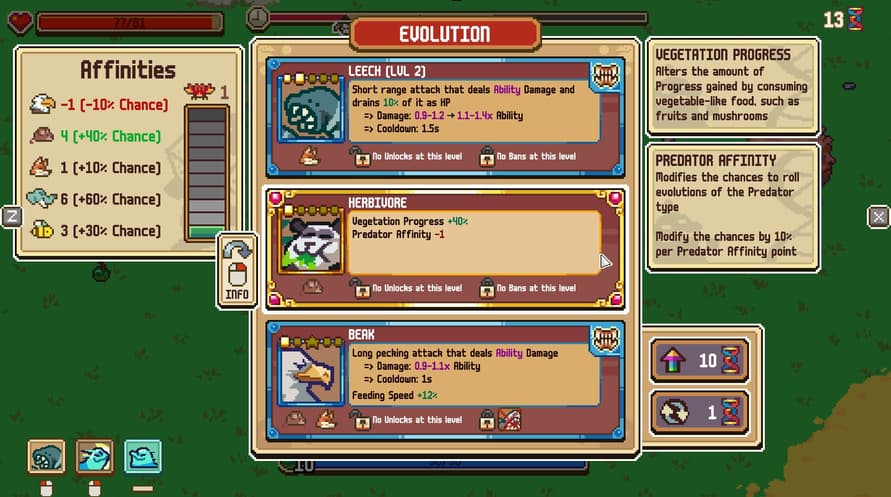 Everything is Crab: The Animal Evolution Roguelite