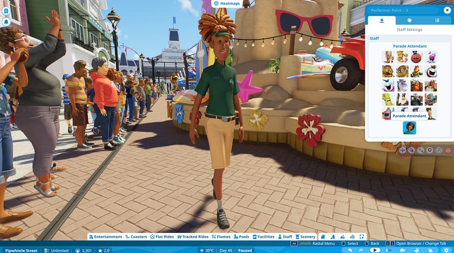Planet Coaster 2: Parades Pack
