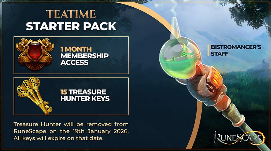 RuneScape Teatime Starter Pack