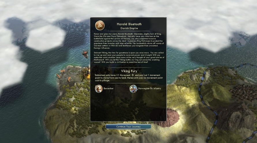 Sid Meiers Civilisation V : Denmark and Explorers Combo Pack