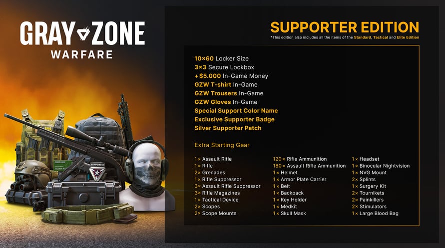 Gray Zone Warfare - Supporter Edition Upgrade