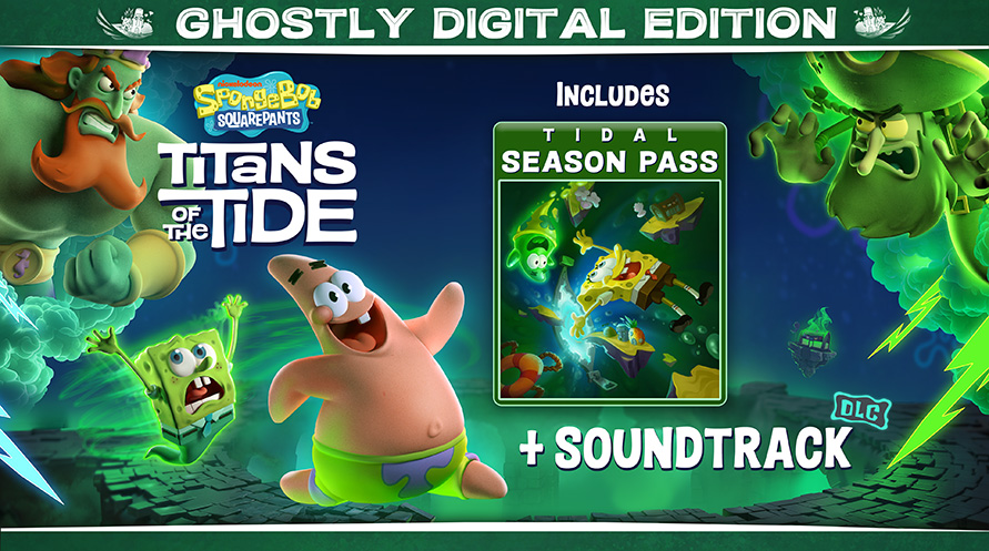 SpongeBob SquarePants: Titans of the Tide Ghostly Digital Edition- Pre Order