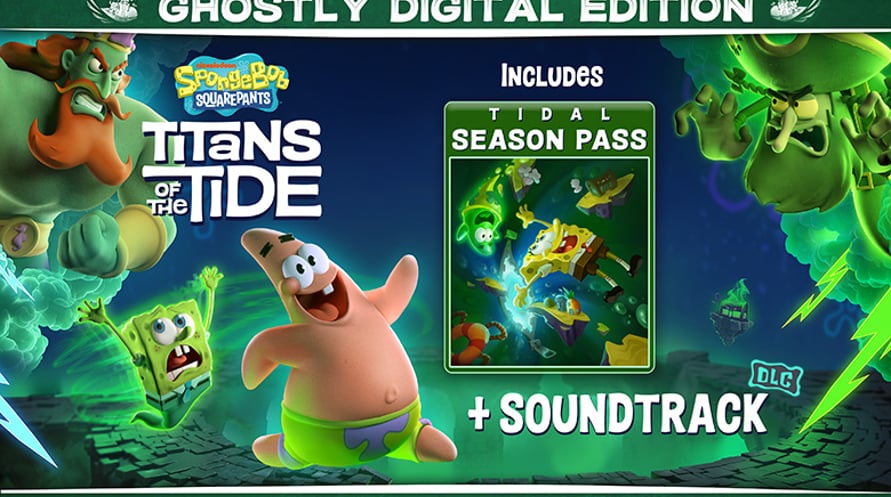 SpongeBob SquarePants: Titans of the Tide Ghostly Digital Edition- Pre Order