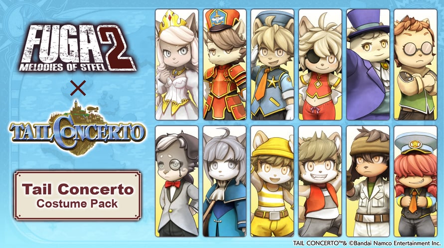 Fuga: Melodies of Steel 2 - Tail Concerto Costume Pack