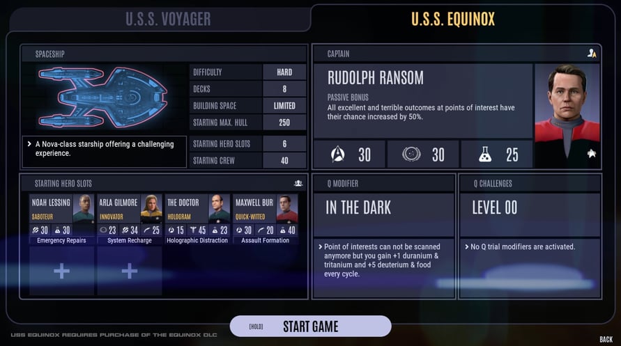 Star Trek: Voyager - Across the Unknown - Equinox DLC
