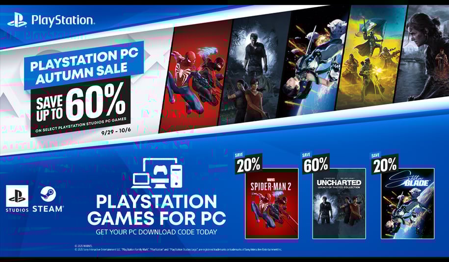 Playstation PC Autumn Sale 2025
