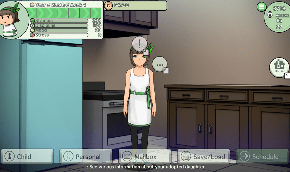 Ciel Fledge: A Daughter Raising Simulator