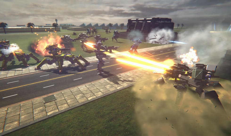 CUSTOM MECH WARS EARTH DEFENSE FORCE COLLAB EDITION