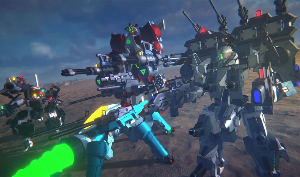 CUSTOM MECH WARS EARTH DEFENSE FORCE COLLAB EDITION