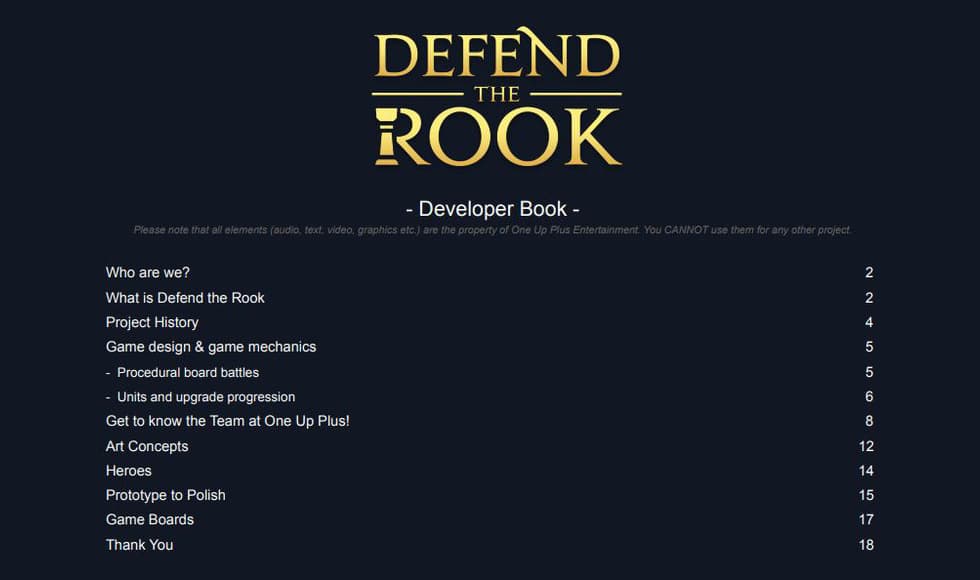 Defend the Rook - Supporter Pack