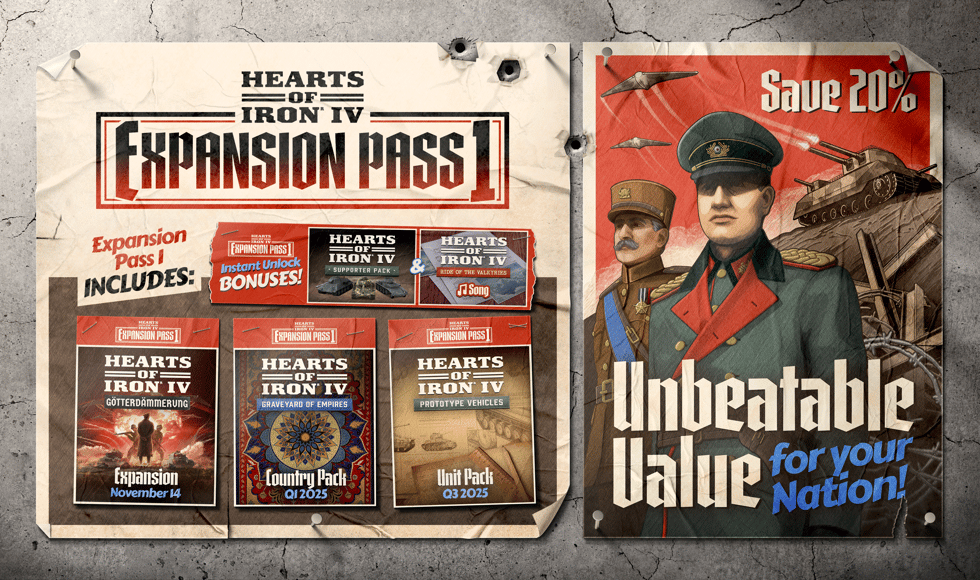 Hearts of Iron IV: Expansion Pass 1