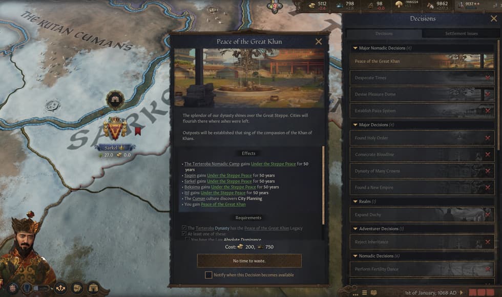 Crusader Kings III: Khans of the Steppe