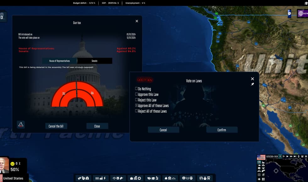 Geo-Political Simulator 5 - God'n Spy Add-on
