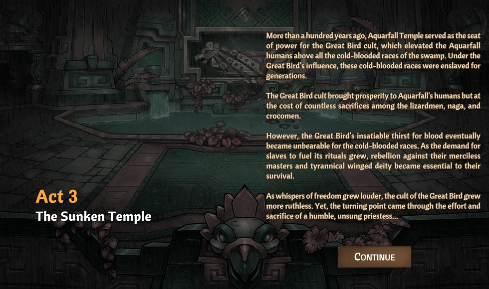 Across the Obelisk - The Sunken Temple