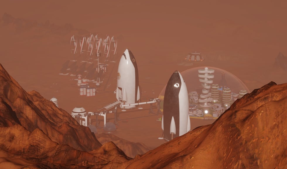 Surviving Mars - First Colony Launch